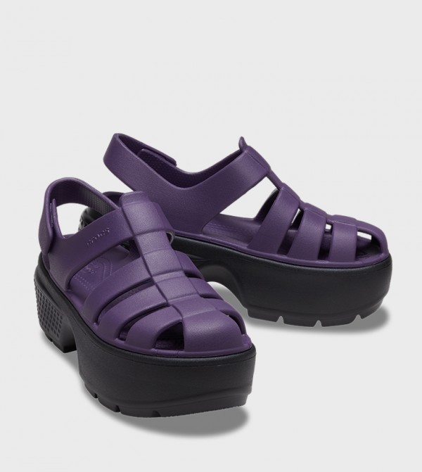كروكس كروكس - بنفسجي  Flat Sandals