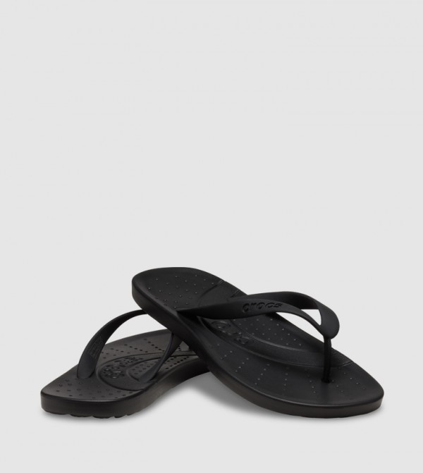 Crocs  Flip flops and Slides - Black Flip-Flops