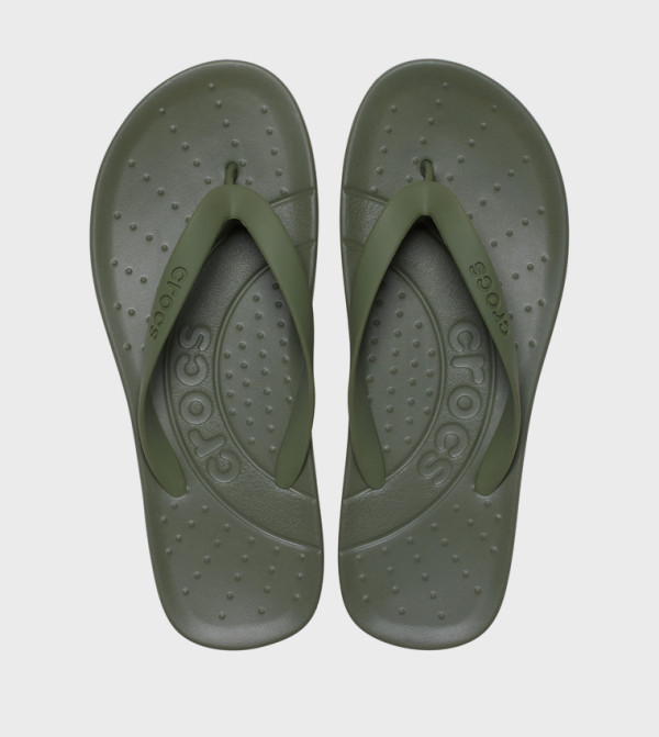 Crocs  Flip flops and Slides - Green Flip-Flops