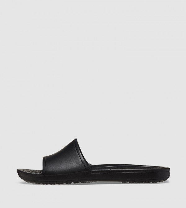 Crocs  Slides - Black Slides
