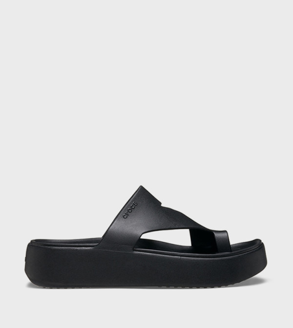 Crocs  Sandals - Black Platforms