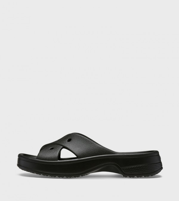 Crocs  Slides - Black Slides