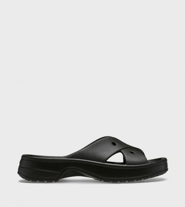 Crocs  Slides - Black Slides