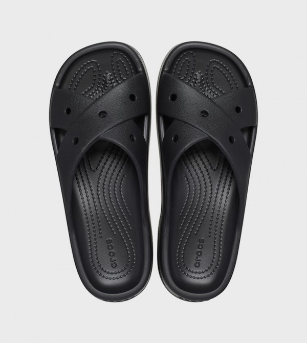 Crocs  Slides - Black Slides