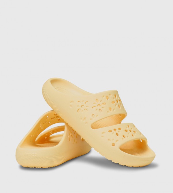 Crocs  Shoes - Orange Flat Sandals