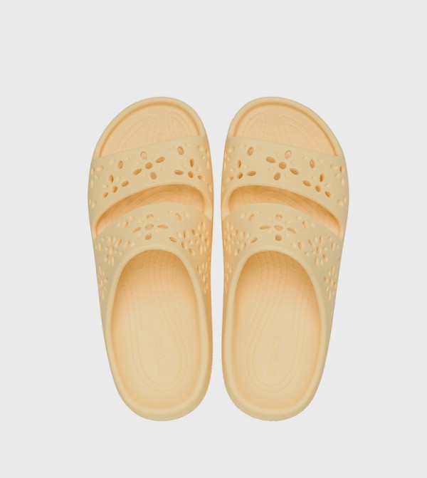 Crocs  Shoes - Orange Flat Sandals