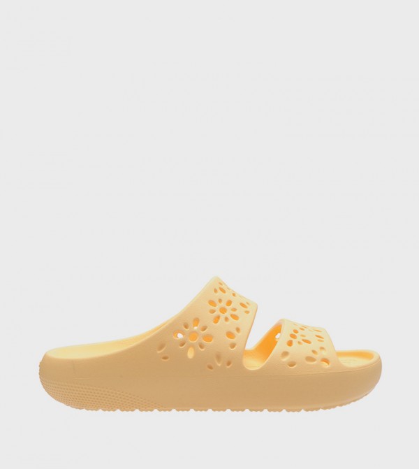 Crocs  Shoes - Orange Flat Sandals