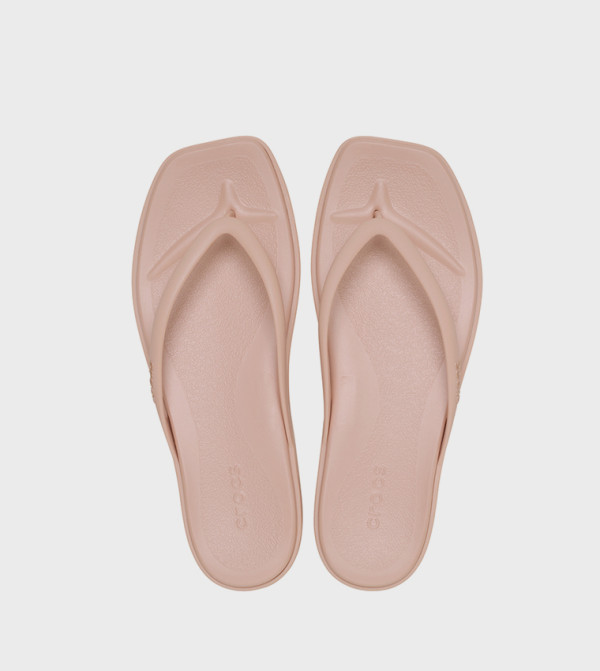 Crocs  Flip flops and Slides - Brown Flip-Flops