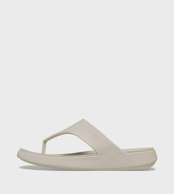 Crocs  Flip-Flops - Off White Flip-Flops