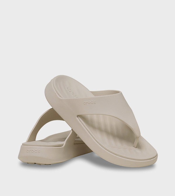 Crocs  Flip-Flops - Off White Flip-Flops