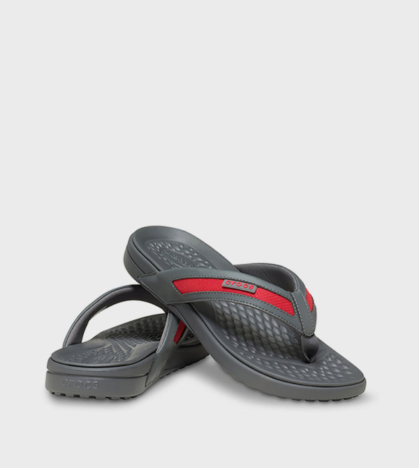 Crocs  Flip-Flops - Grey Flip-Flops