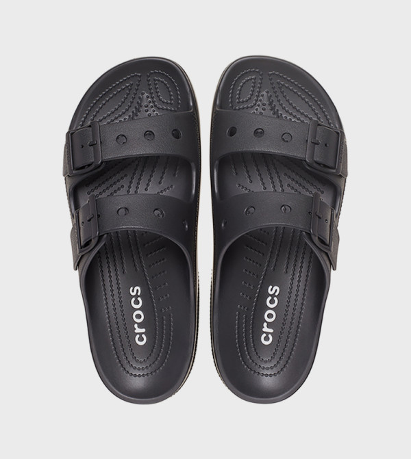 كروكس كروكس - أسود صنادل كاجوال