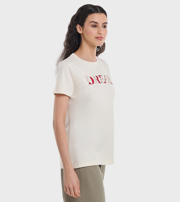 R&B R&B - Beige Short Sleeve T-Shirts
