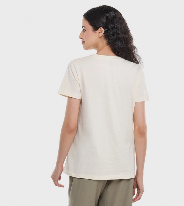 R&B R&B - Beige Short Sleeve T-Shirts