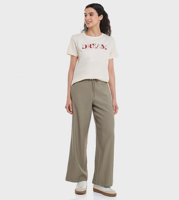 R&B R&B - Beige Short Sleeve T-Shirts