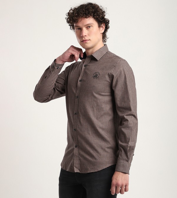 بيفرلي هيلز بولو كلوب  ملابس - بني  Long Sleeves