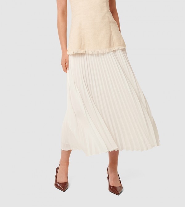Forever New  - Off White Midi Skirts