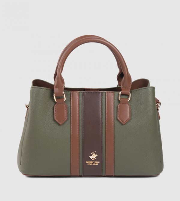 Beverly Hills Polo Club  Satchel Bags - Olive Satchel Bags