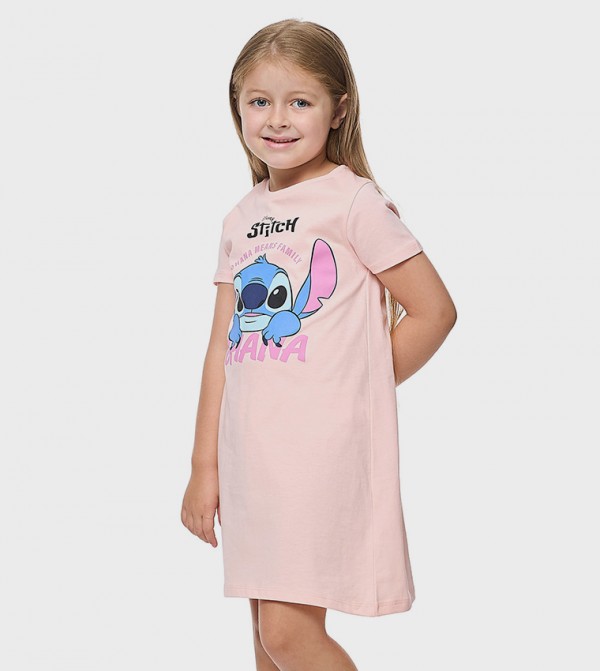 أر آند بي  ملابس نوم - وردي ثوب النوم والرضع