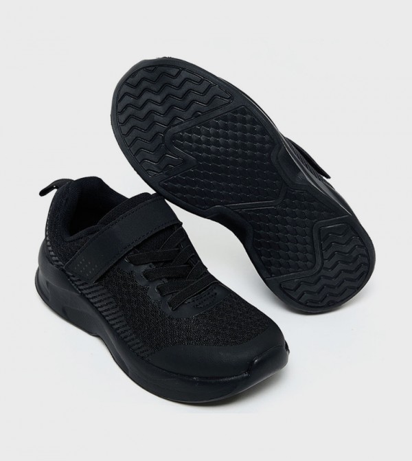 R&B  - Black Casual Slip-On's