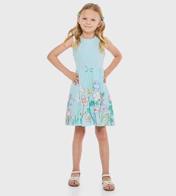 أر آند بي  ملابس - أزرق فستان كاجوال 