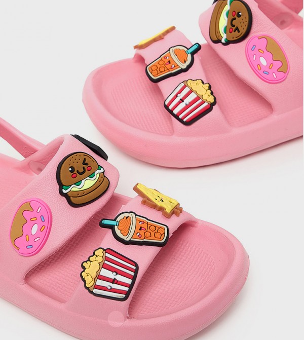 R&B  Sandals - Pink Casual Sandals