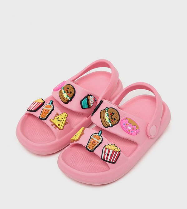 R&B  Sandals - Pink Casual Sandals