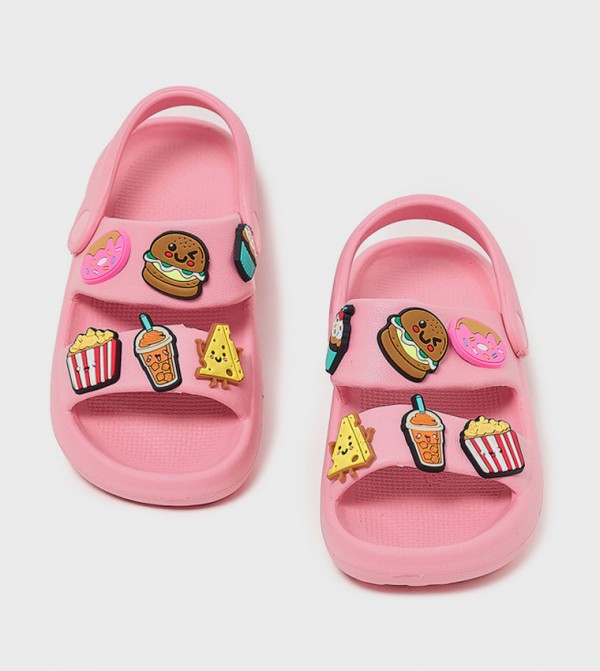 R&B  Sandals - Pink Casual Sandals