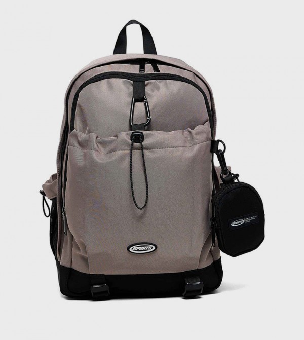 R&B  School Bags - Tan Backpack Set