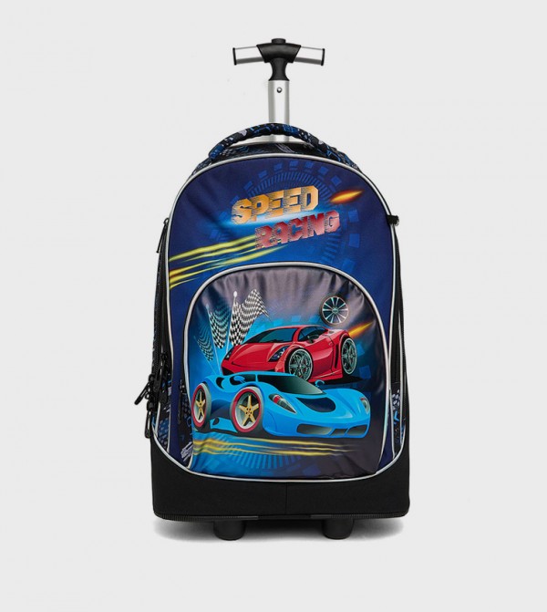 R&B R&B - Black Trolley Backpack Set