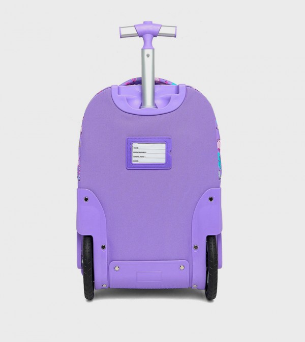 R&B R&B - Purple Trolley Backpack Set