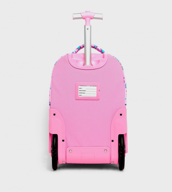R&B  Trolley Backpack Set - Fuchsia Trolley Backpack Set