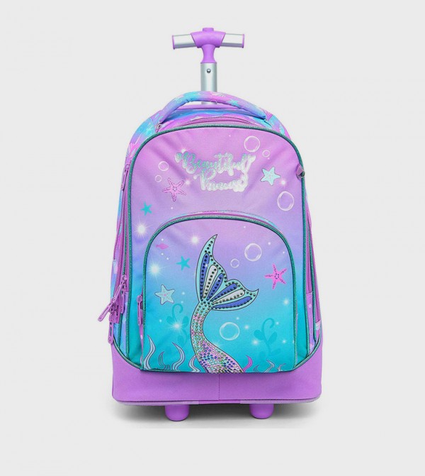R&B  Trolley Backpack Set - Aqua Trolley Backpack Set