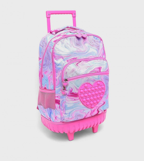 R&B  Trolley Backpack - Pink Trolley Backpack