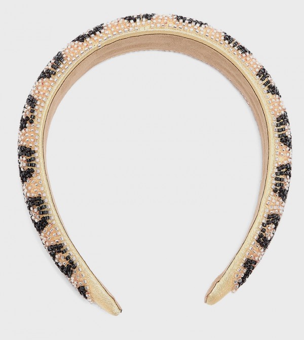 R&B  Caps & Hats - Beige Headbands