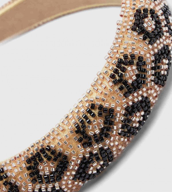 R&B  Caps & Hats - Beige Headbands