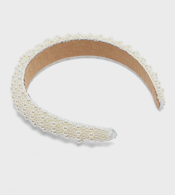 R&B  Caps & Hats - Ivory Headbands