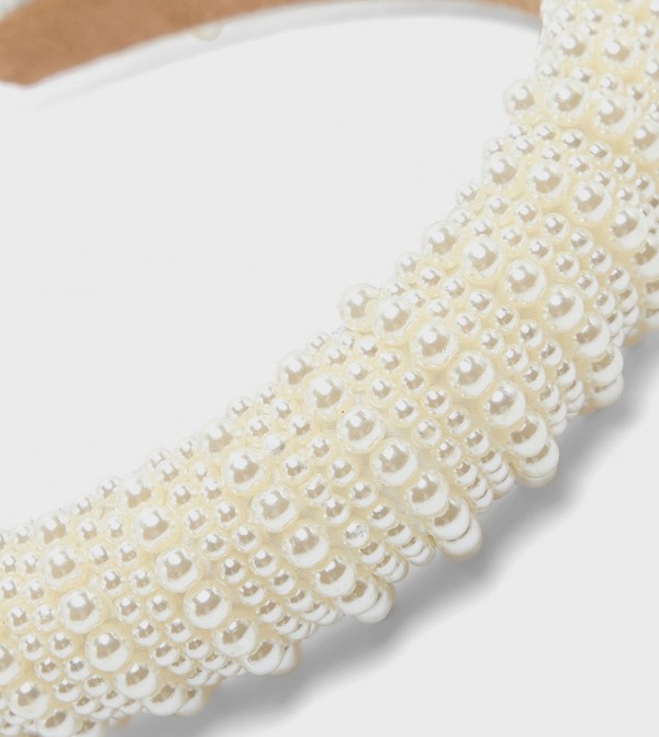 R&B  Caps & Hats - Ivory Headbands