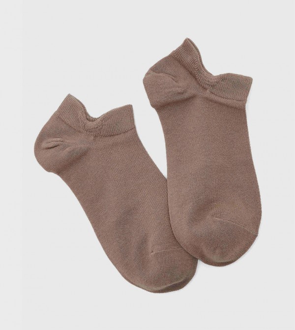 R&B Socks - White Ankle Length Socks