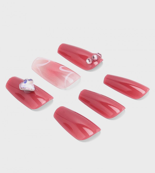 R&B  Nails - Pink Accessories