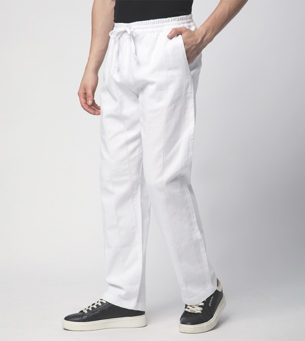 Beverly Hills Polo Club  Pants & Chinos - White Casual Pants