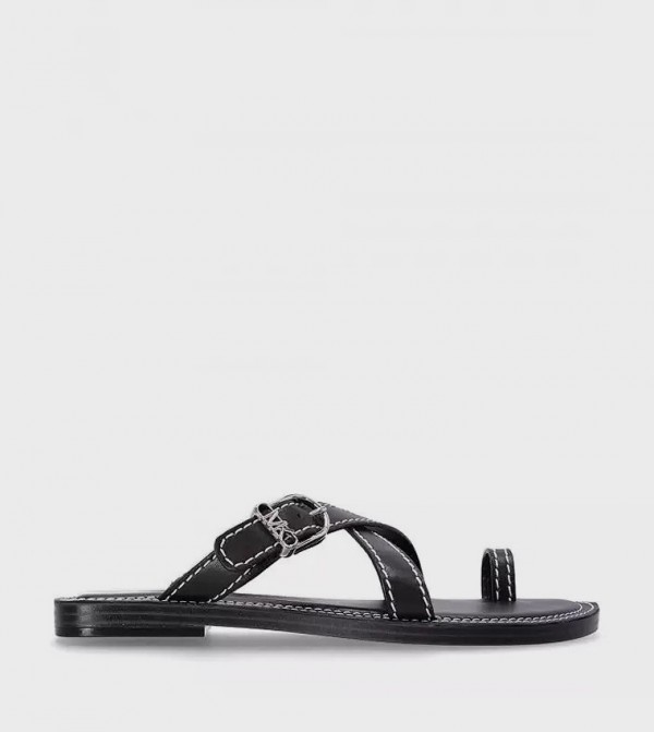 Michael Kors  - Black Flat Sandals