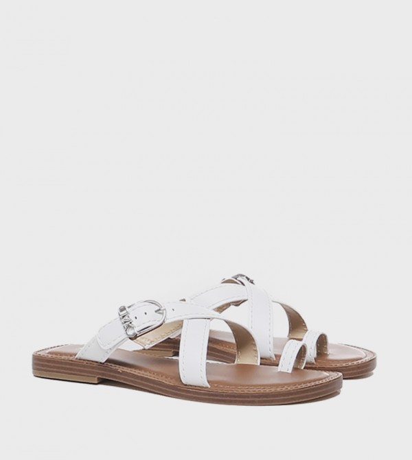Michael Kors Michael Kors - White Flat Sandals