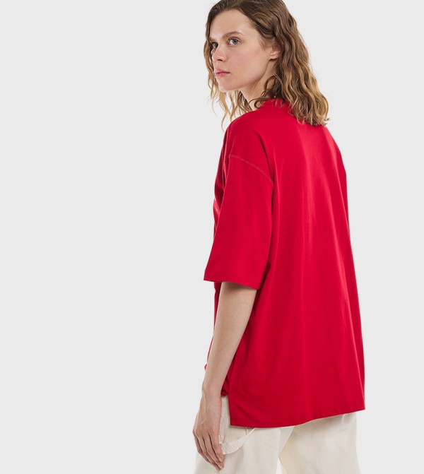 أر آند بي أر آند بي - أحمر Short Sleeve T-Shirts