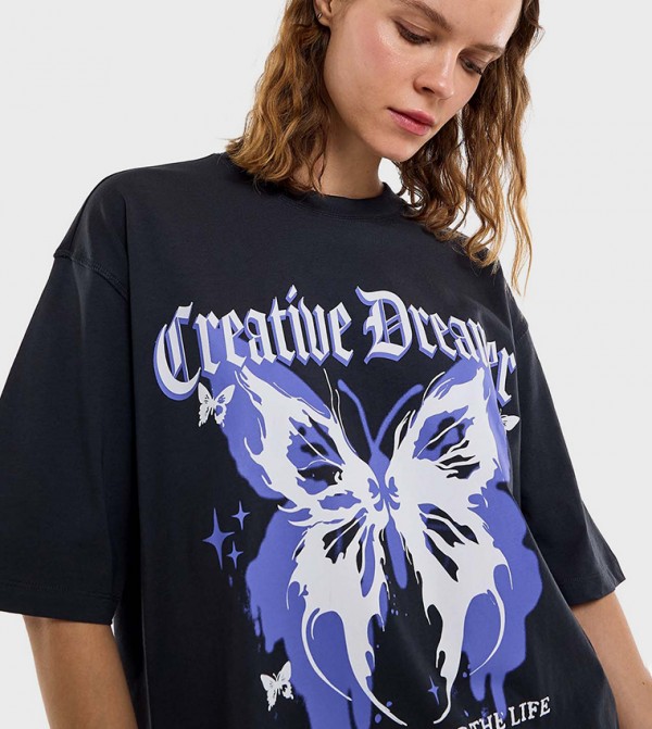 R&B Clothing - Black Short Sleeve T-Shirts