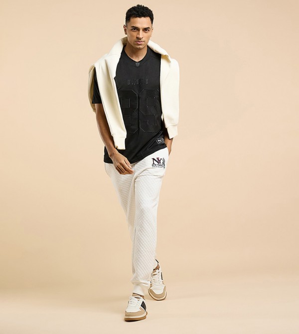 أر آند بي  ملابس - أسود T-Shirts & Vests