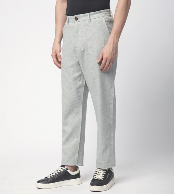 Beverly Hills Polo Club Beverly Hills Polo Club - Grey Casual Pants
