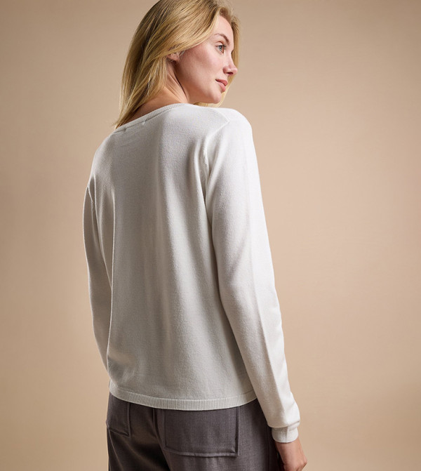 R&B R&B - White Cardigans