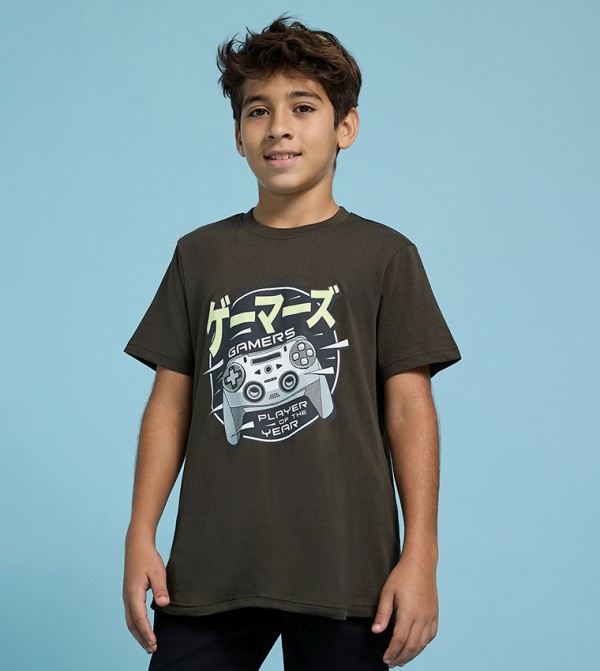 R&B  Clothing - Green T-shirts