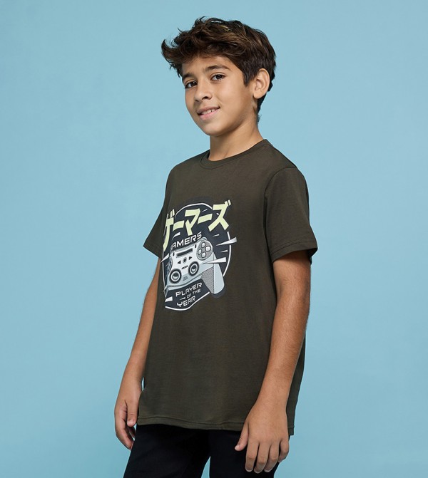 R&B  Clothing - Green T-shirts